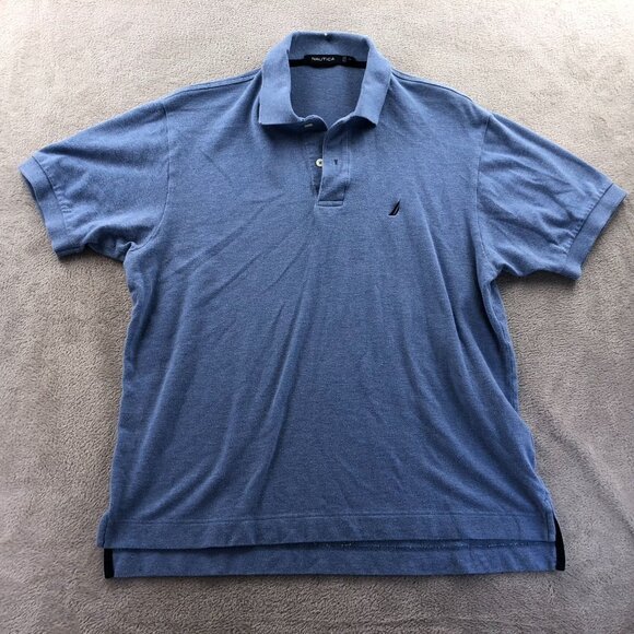 2 Nautica Men Polo Shirts Medium Lot Of Two Short SLeeve Classic Casual Pullover - Picture 10 of 15